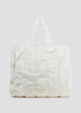 Сумка-тоут staud зі штучного хутра