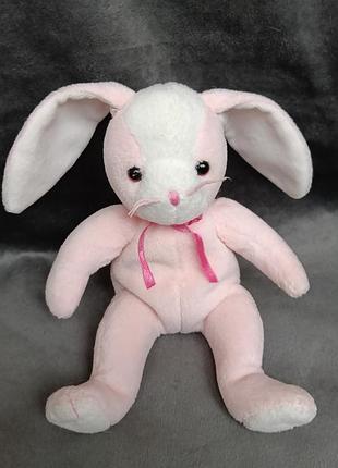 Іграшка ty beanie babies «зайчик еггертон» (2003)