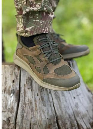 Кроссовки тактические торнадо сетка олива