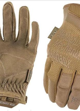 Оригинальные тактические перчатки mechanix wear specialty 0.5 high-dexterity coyote m