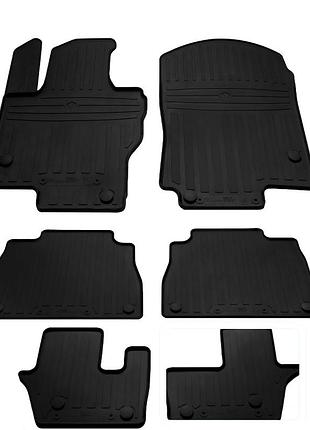 Килимки гумові stingray для mercedes gls x167 6 шт захисні килимки для салону автомобіля dm-11