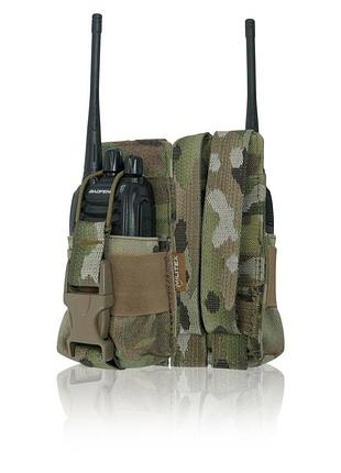 Усиленный подсумок под рацию militex cordura original usa мультикам с nir-пропиткой