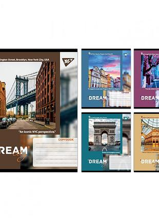 Зошит 36 аркушів лінія yes dream city 767702