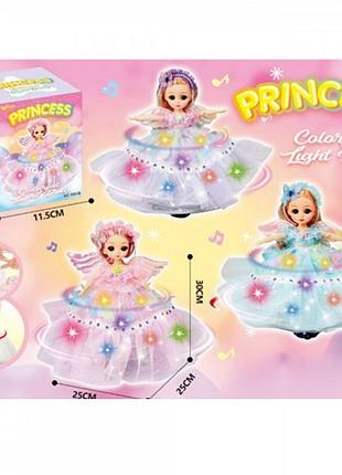 Лялька 30см, шарнірни руки, музика, світло,танцює, 5951b