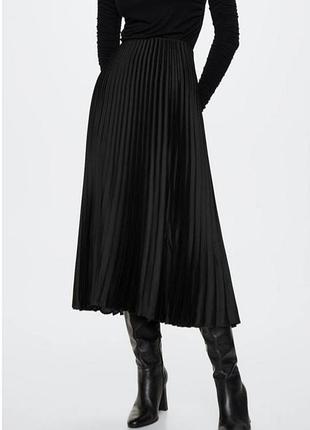 Юбка плиссе миди h&amp;m
