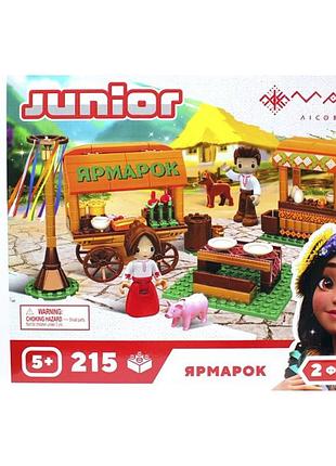 Конструктор "iblock junior" мавка, 215 деталей, фігурка, наліпки, татуювання pl-921-522