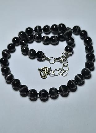 Ожерелье из кошачьего глаза