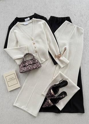 Розкішний костюм з м’якенької ангори