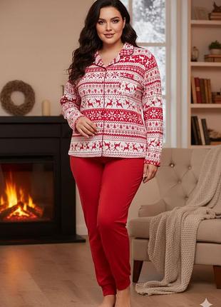 Женская комбинированная пижама