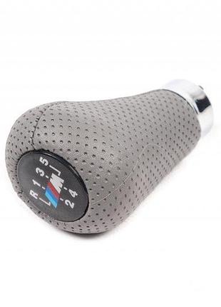 Ручка кпп оем шкірозамінник сіра перфорація для bmw 3 e-30 1982-1994 тюнінг автоаксесуар для заміни ve-33