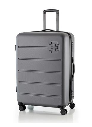 Чемодан swissbrand berlin (s) серый