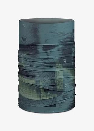Шарф-труба buff original ecostretch alock silver солнцезащитный для туризма и спорта