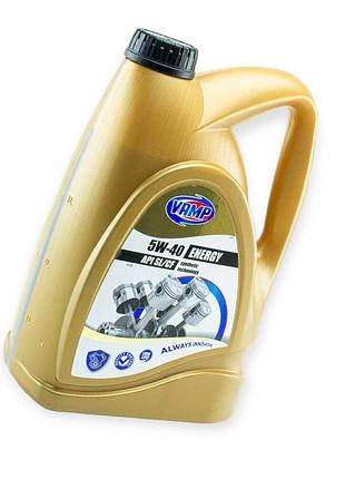Масло моторное vamp 5w-40 energy sl, cf 4л