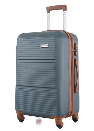 Чемодан с расширительным клапаном semi line 22" (m) для авиаперелетов, деловых поездок и путешествий