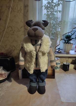 Новогодний лось