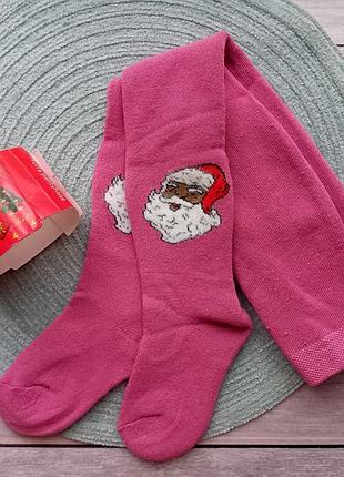Теплые детские колготы, колготки махровые на девочку, новаторские колготки, размер 86-92