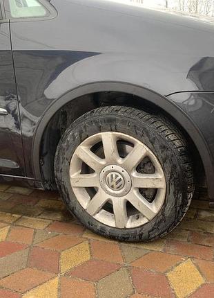 Накладки на арки 4 шт черные для volkswagen touran 2003-2006 пластиковые обвесы для тюнинга авто ve-33