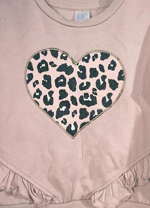 Світшот светрик з начісом для дівчинки від palomino