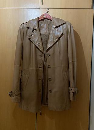 Куртка женская кожаная демисезонная