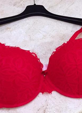 Новый.бюст пуш ап victoria’s secret pink date push-up bra 80 dd(f) оригинал
