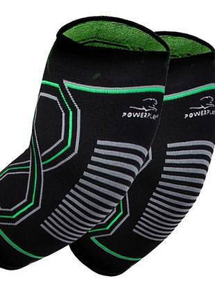 Налокотники спортивные 4098 s/m черный (35228016), power play