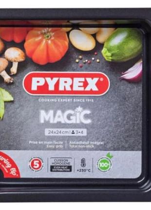 Форма для випічки "pyrex magic" 24х24см металева квадратна mg24sr67646