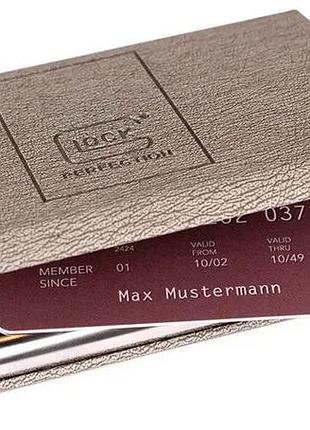 Кредитница glock rfid protection с защитой от считывания