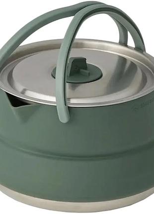 Чайник sea to summit detour stainless steel collapsible kettle 1.6 laurel wreath green