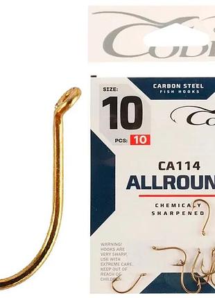 Крючок cobra allround ca114 №10 (10шт)