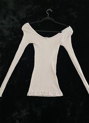 Кофта лонгслив приталеная