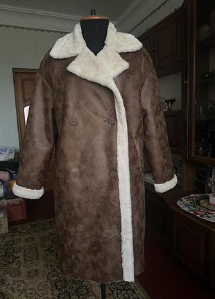 Пальто демисезонне екошкіра сінсей