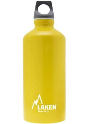 Бутылка laken futura 0.6l eellow/grey cap