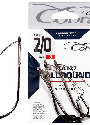 Крючок cobra allround ca127 №2/0 (3шт)