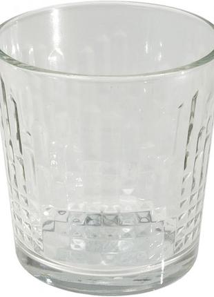 Стакан скло "асиметрія" 250мл низький 20с219780004799 галерея