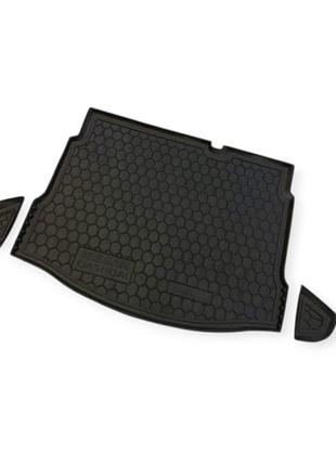 Коврик багажника nissan qashqai 2010-2014 с докаткой avto-gumm