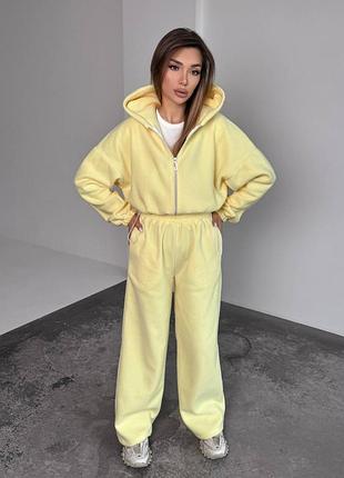 Женский спортивный костюм | флис-полар | теплый | комфортный