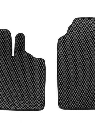 Коврики eva fortwo черные для smart 2007-2014 модельные резиночки для защиты салона 2 шт ve-33