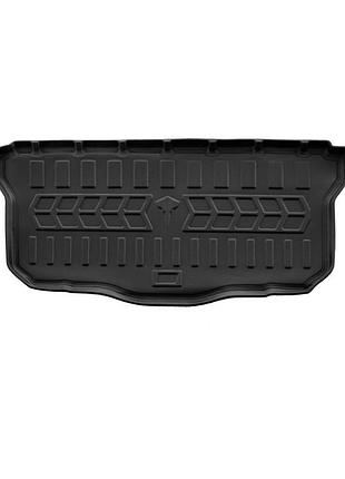Килимок у багажник stingray 3d для toyota aygo 2014-2021 поліуретановий захисний килимок для авто в штат ve-33