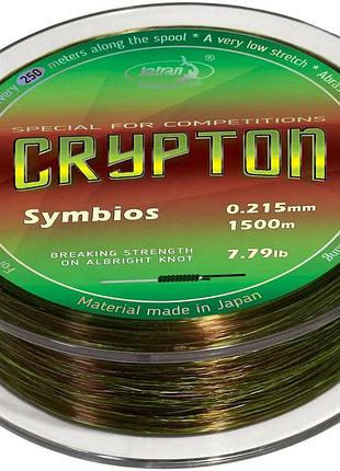 Леска katran crypton symbios 1500m (neon/brown) 0.215mm 7.79lb/3.53kg