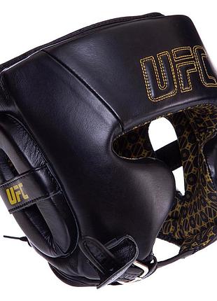 Шолом боксерський у мексиканському стилі pro prem lace up uhk-75056 l/xl чорний (37512083), ufc