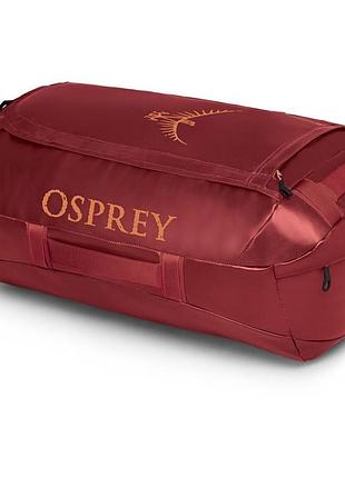 Сумка-рюкзак osprey transporter 65 текстиль, унісекс, сумка-рюкзак, темно-червоний