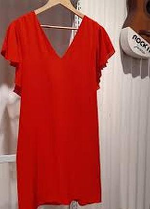 Дуже красивий повітряний топ блузка блуза віскоза бавовна new look interu лук 18р-р англія бренд оригінал