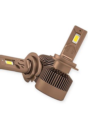 Лампа led h7 12v-24v 110w eurotun z7 18000l 6500k can bus радіатор з вентилятором