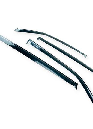 Вітровик mitsubishi pajero iii, iv (1999-2021) (дефлектор) (скотч) (к-кт 4 шт) hic