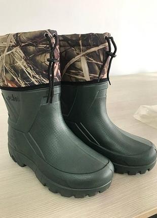 Утеплені резинові чоботи 43