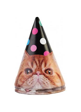 Набір ковпаків "maxi" funny cats 6шт з гумовою стрічкою mx273