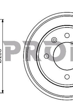 Барабан тормозной задн hyundai matrix (fc) 1.6 2001.06-2010.08 pr 5020-0041