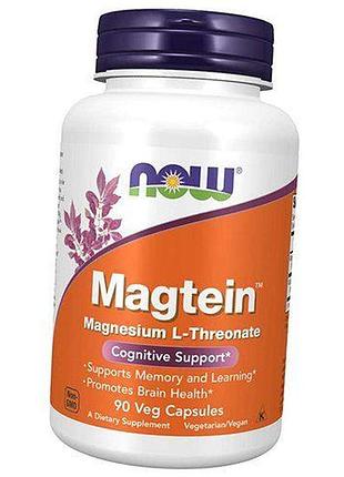 Магний l-треонат, magtein, now foods 90вегкапс (36128392)
