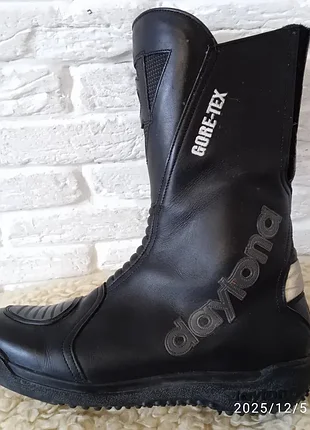 Daytona чорні   італійські байкерські  мото чоботи 40 розміру