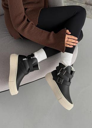 Зимние ботинки хайтопы